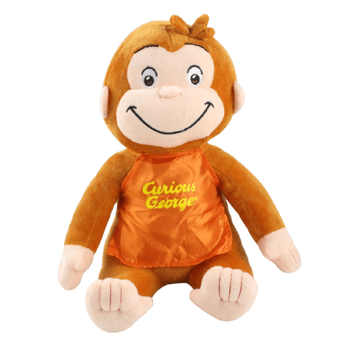 Jeux et Jouets - Peluche Petit singe marron-orange 18 cm à 15,90 €TTC