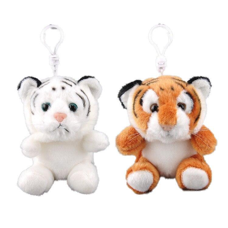 Porte-clés en peluche Animal doux en forme de tigre, 1 pièce, breloque,  mignon, pour enfants, sac à main, sac à dos - AliExpress