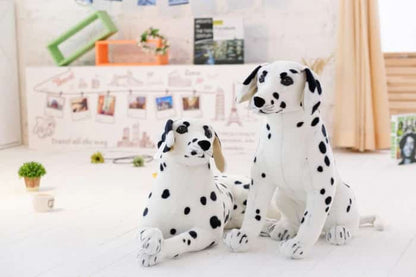 Cute Sitting Dalmatian Dog Plush Toy