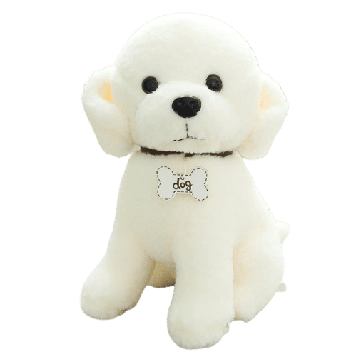 Peluche Caniche Blanc