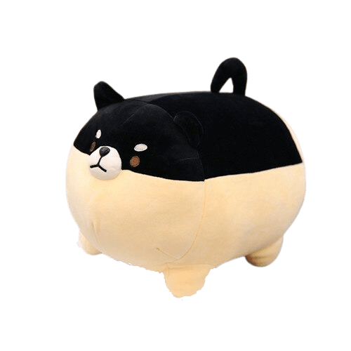 Black Shiba Inu Dog Plush