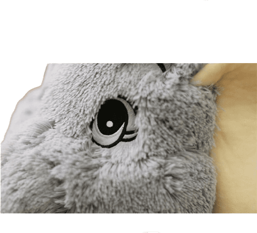 Gray Elephant Plush Big Ears 