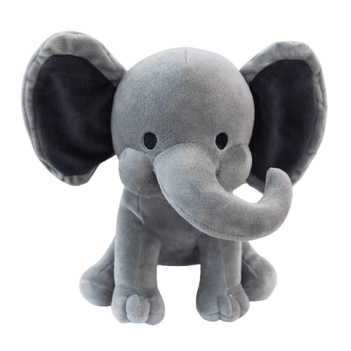 Adorable Gray Elephant Plush Toy