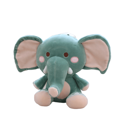 Peluche Éléphant Mignon Vert