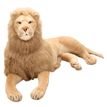 Brown Lion Lying Plush