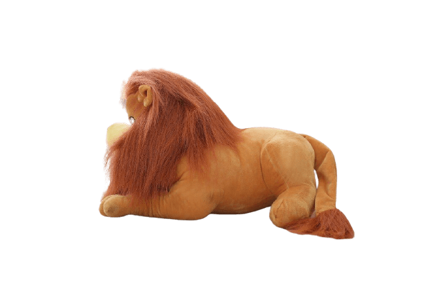 Brown Lying Lion Plush