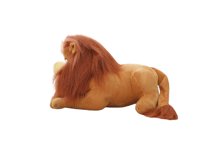 Brown Lying Lion Plush