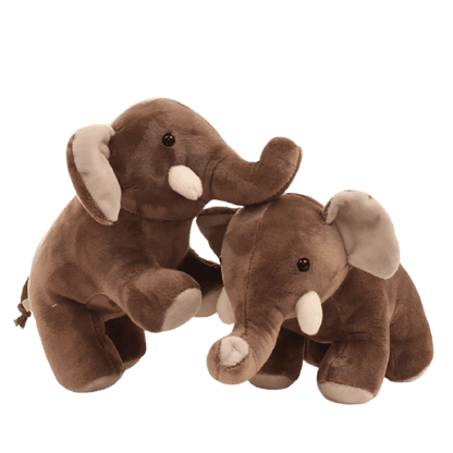 Cute Brown Elephant Plush Toy 