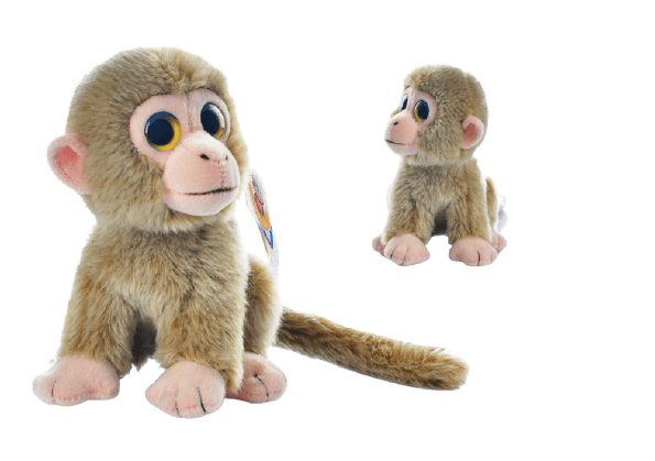 Peluche Singe Petit Chimpanzé Beige