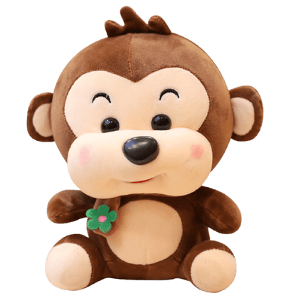 Brown Cute Monkey Plush Toy