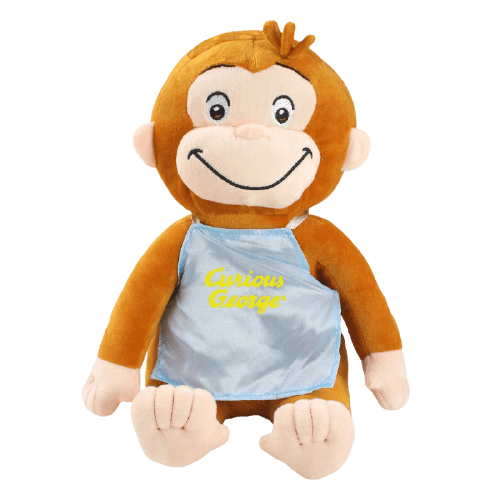 Peluche Singe Curious George Bleu