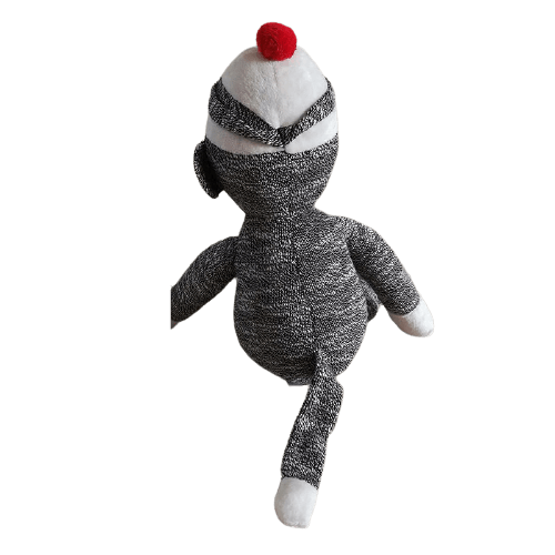 Heather Gray Monkey Plush