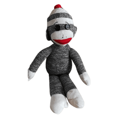 Heather Gray Monkey Plush