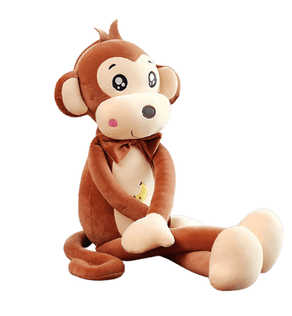 Cute Brown Monkey Plush Toy