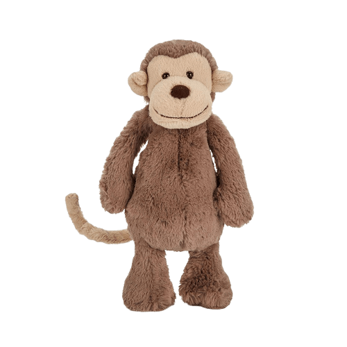 Peluche Singe Marron