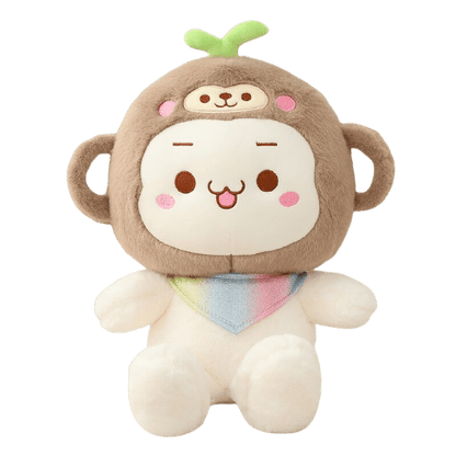 Cute White Monkey Plush