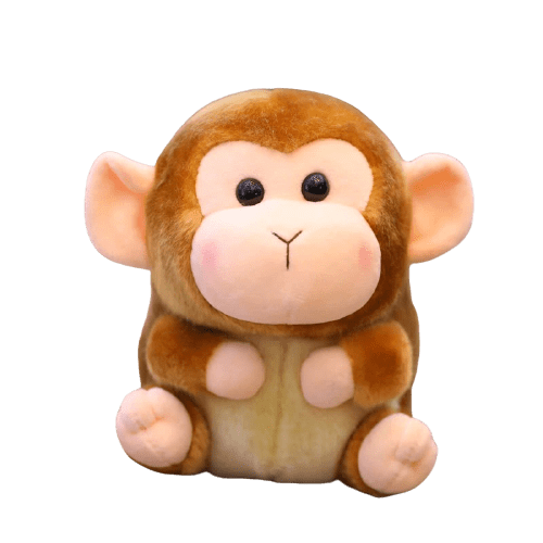 Little Cute Brown Monkey Plush Toy