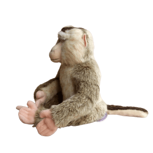 Realistic Macaque plush toy