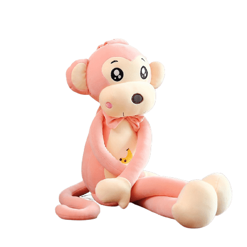 Cute Pink Monkey Plush Toy