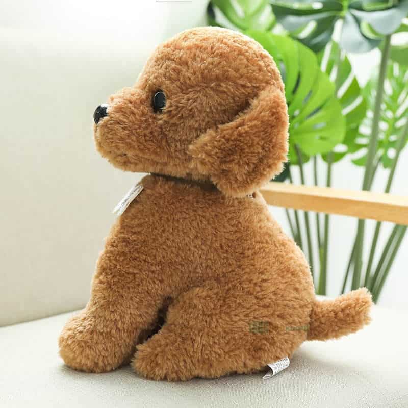 Peluche Caniche Marron