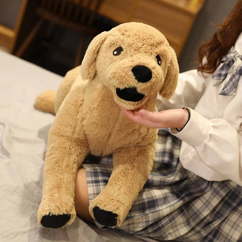 Lying Labrador Dog Plush