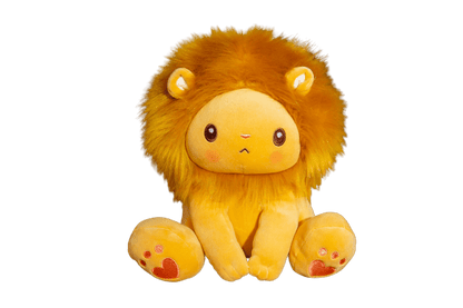 Sitting Lion Plush Generous Mane