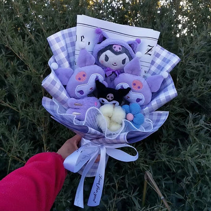 Bouquet Fleur Peluche Hello Kitty