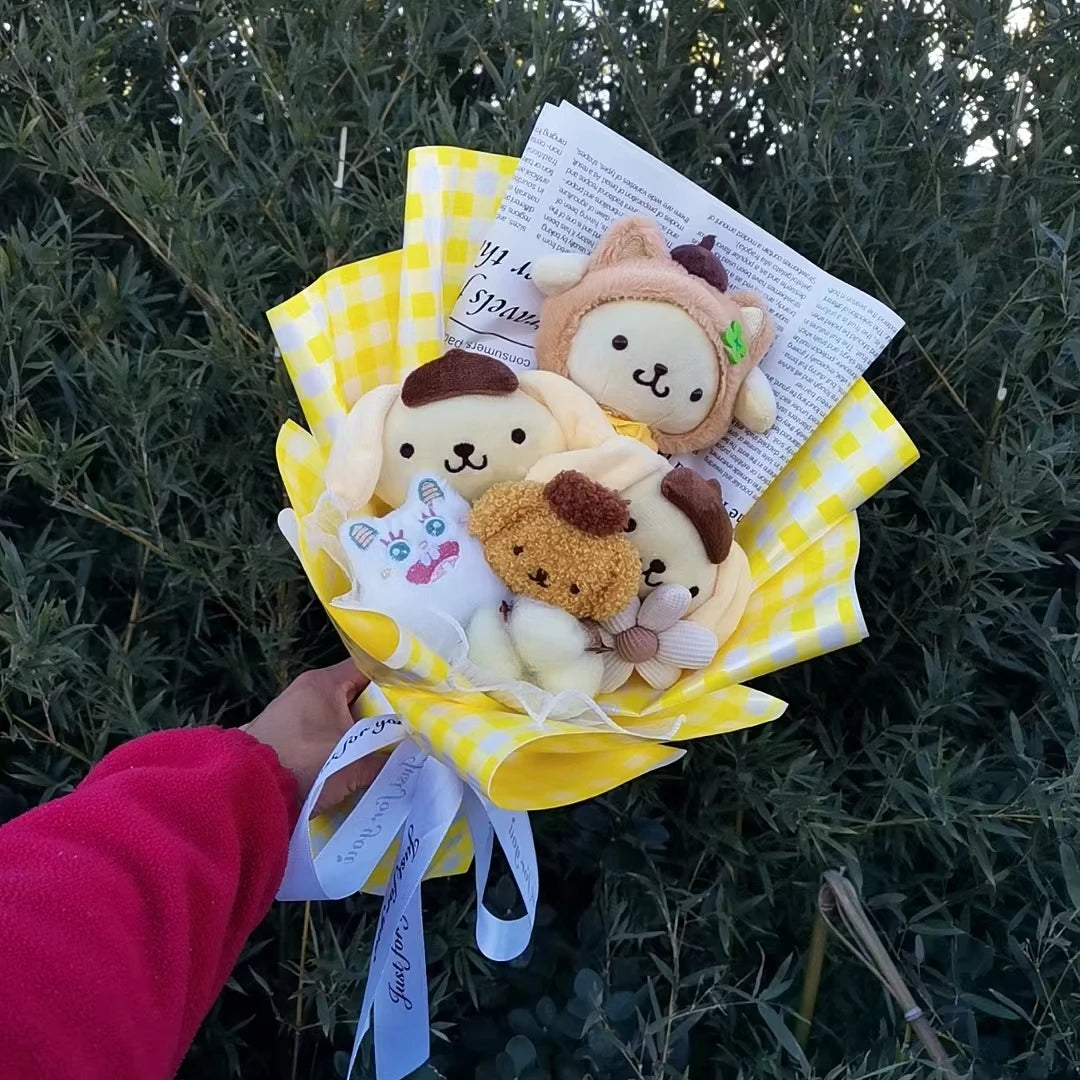 Bouquet Fleur Peluche Hello Kitty