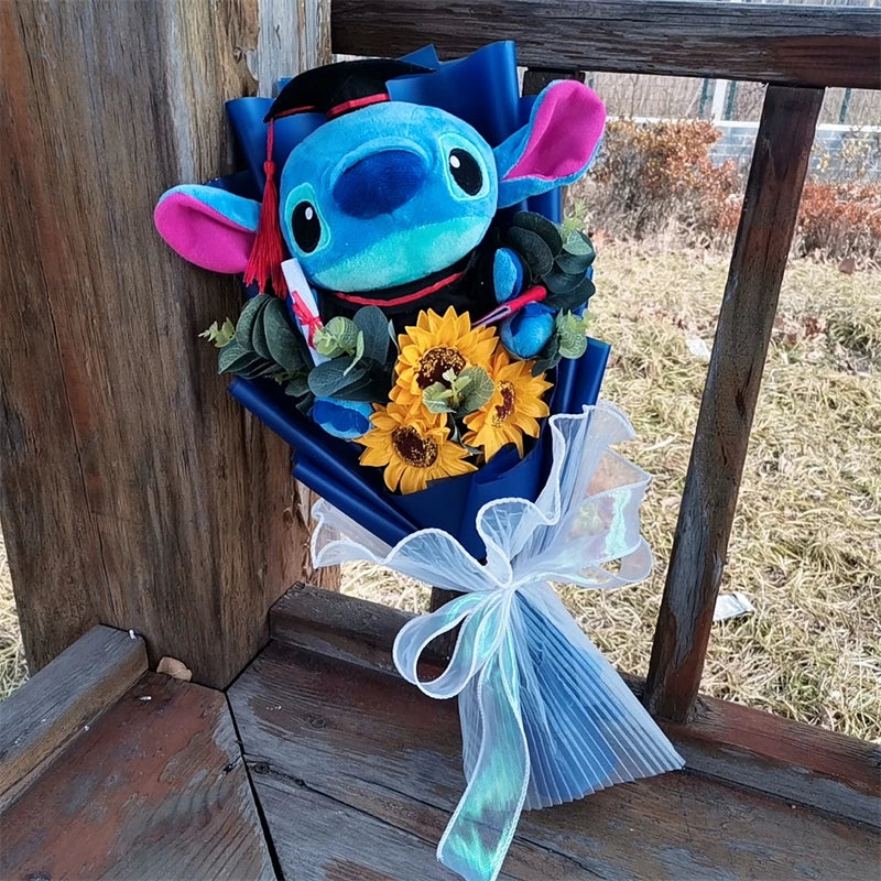 Bouquet de peluche Docteur Ourson Avec Tournesol