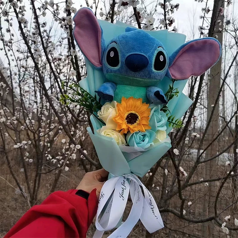 Bouquet de peluche Lilo & Stitch Avec Tournesol