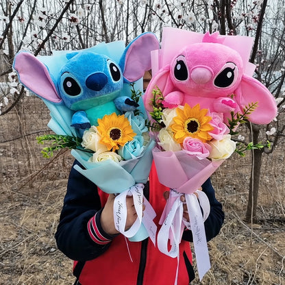 Bouquet de peluche Lilo & Stitch Avec Tournesol