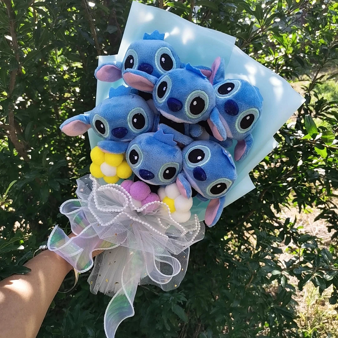 Bouquet Fleur Peluche Lilo and Stitch