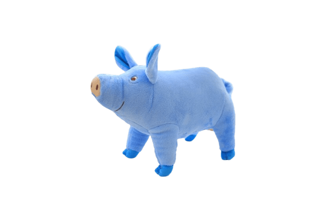 Blue Pig Plush