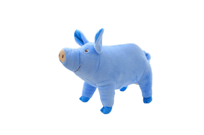 Blue Pig Plush