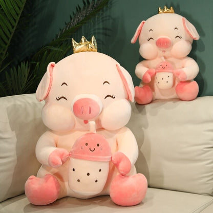 Pink Plush Pig