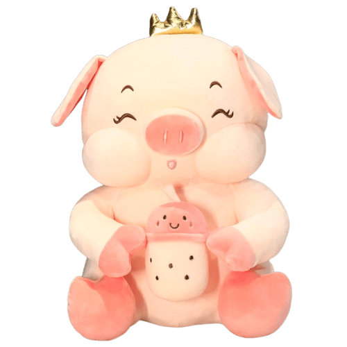 Pink Plush Pig