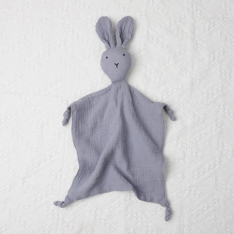 Doudou Bébé Lapin Gris