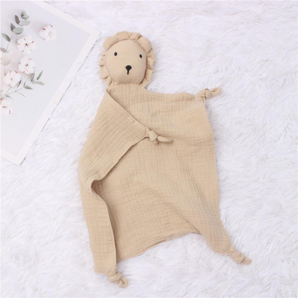 Doudou Bébé Lion Beige