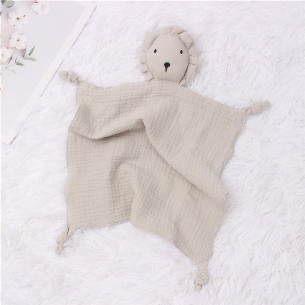 Doudou Bébé Lion Gris