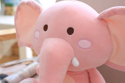 Peluche Éléphant Mignon Rose