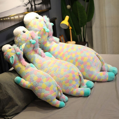 Multicolored Giraffe Comforter