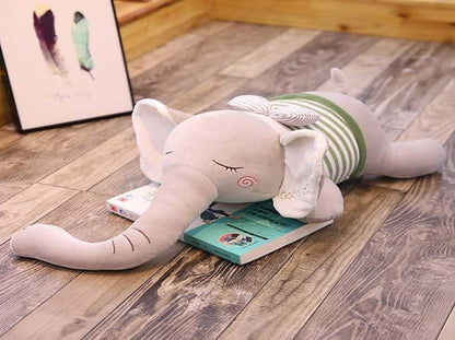 Peluche Éléphant Bonne Nuit Gris