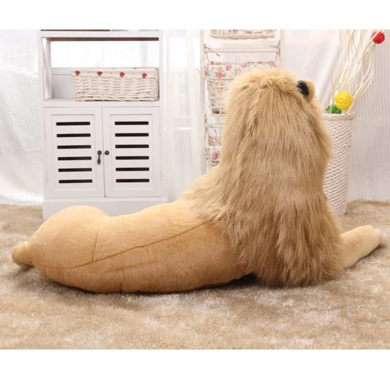 Brown Lion Lying Plush