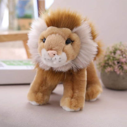 Brown Lion and Lioness soft toy 