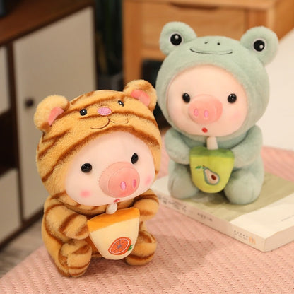 Baby Pig Plush Toy in Disguise