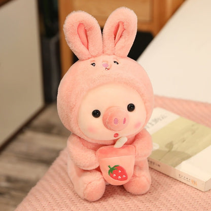 Baby Pig Plush Toy in Disguise