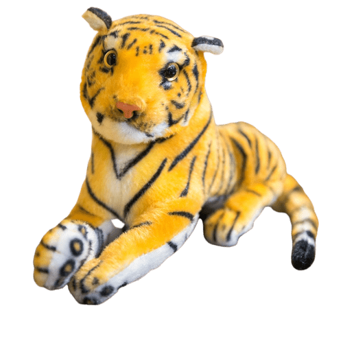 Orange Baby Tiger Plush