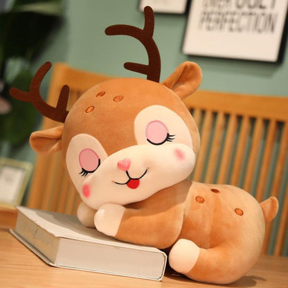 Peluche Cerf Brun Kawaii