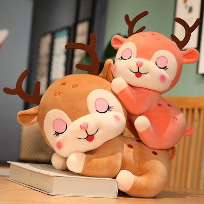 Peluche Cerf Brun Kawaii