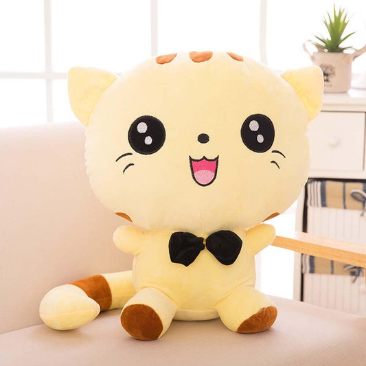 Peluche Chaton Kawaii Jaune